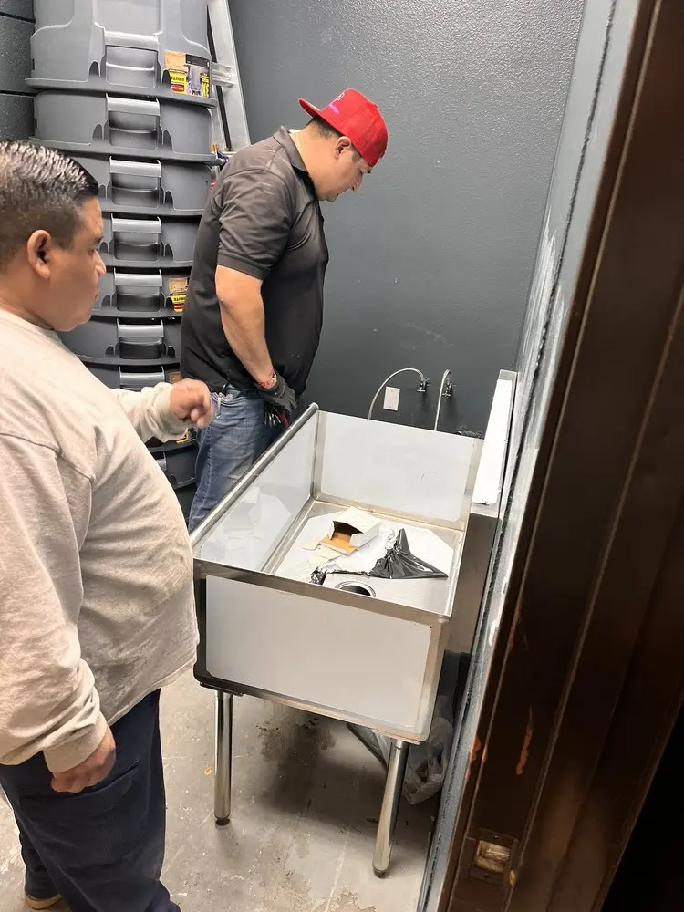 Commercial plumbing and sink installation in Fox Hill
